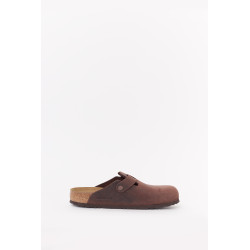 BIRKENSTOCK HABANA BOSTON REGULAR SUEDE LEATHER CLOGS